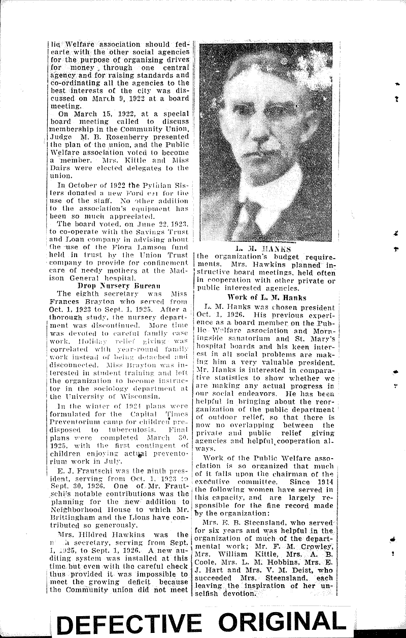  Source: Wisconsin State Journal Topics: Government and Politics Date: 1928-04-08