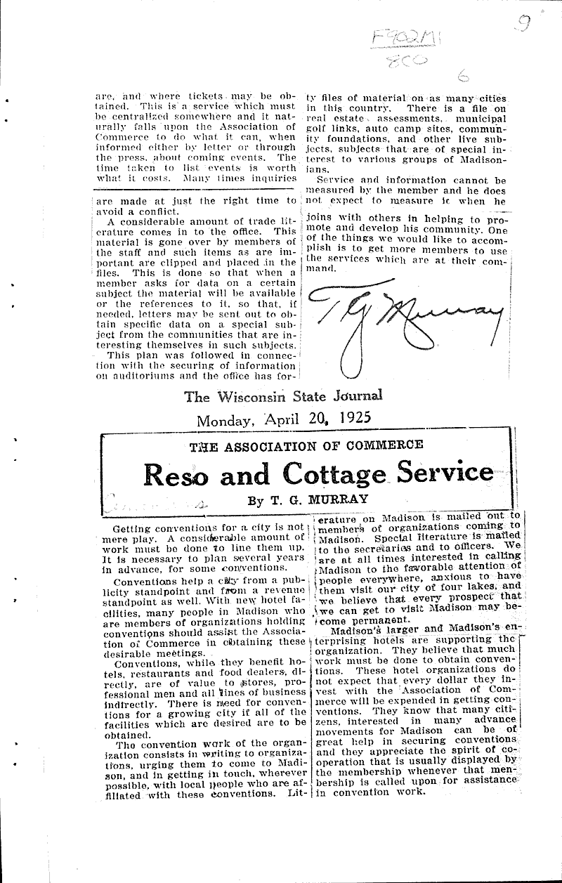  Source: Wisconsin State Journal Topics: Social and Political Movements Date: 1925-04-13