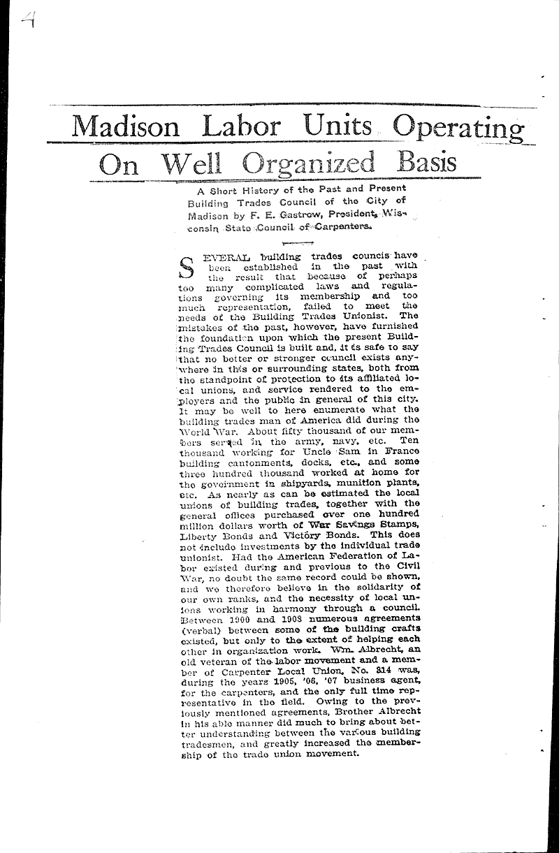  Source: Wisconsin State Journal Topics: Social and Political Movements Date: 1922-09-03