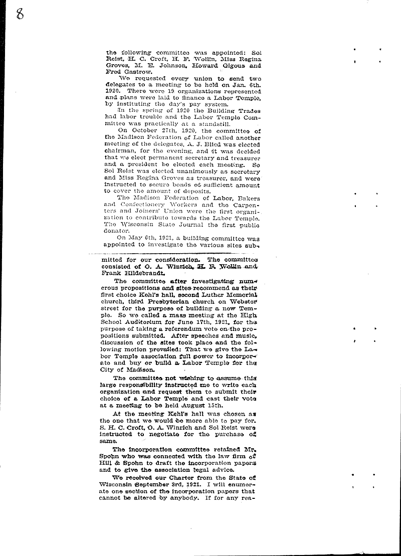  Source: Wisconsin State Journal Topics: Social and Political Movements Date: 1922-09-03