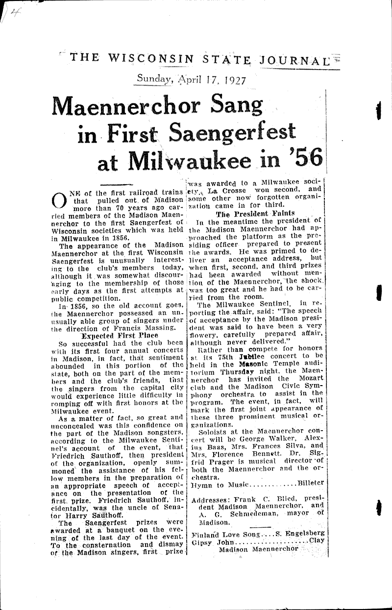  Source: Wisconsin State Journal Topics: Social and Political Movements Date: 1927-04-17