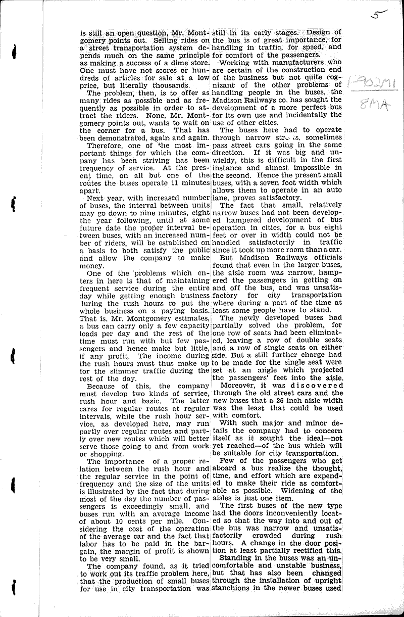  Source: Wisconsin State Journal Topics: Transportation Date: 1935-12-31