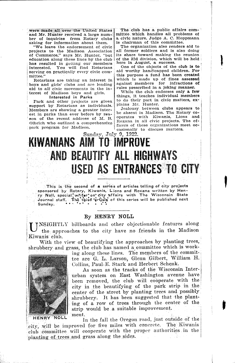  Source: Wisconsin State Register Topics: Social and Political Movements Date: 1922-07-02