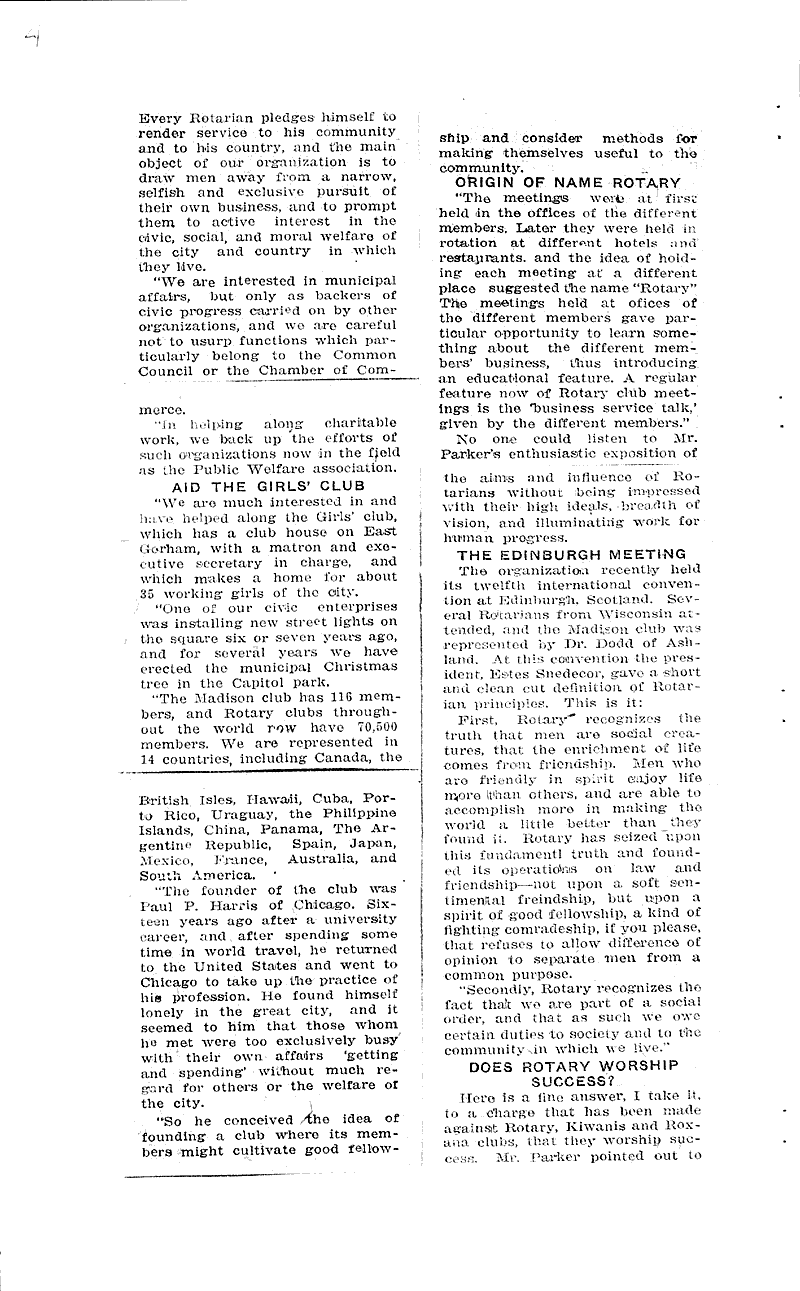  Source: Wisconsin State Journal Topics: Social and Political Movements Date: 1921-11-13