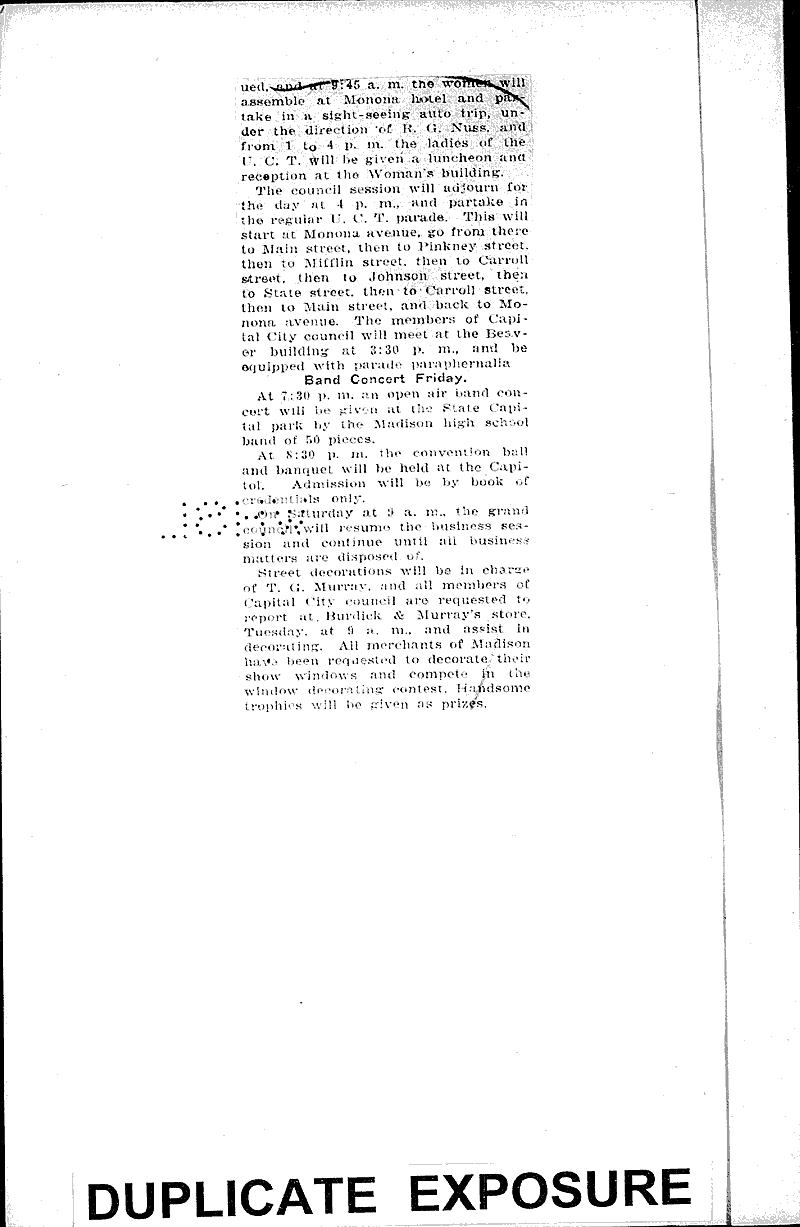  Source: Madison State Journal Topics: Social and Political Movements Date: 1923-05-27