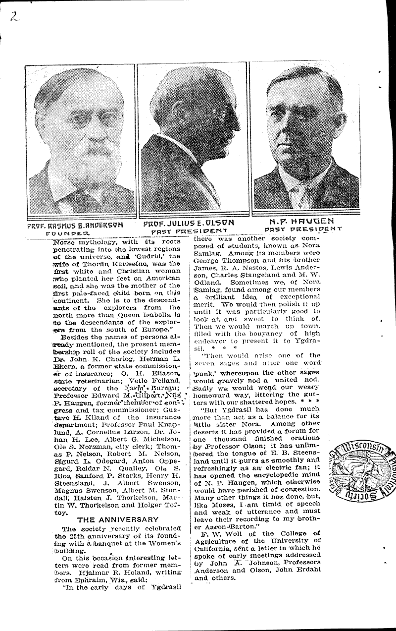  Source: Wisconsin State Journal Topics: Social and Political Movements Date: 1922-02-12