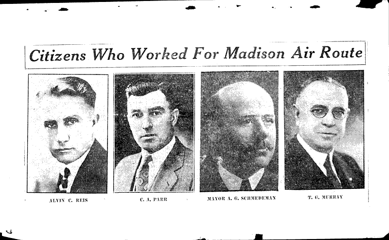  Source: Wisconsin State Journal Topics: Transportation Date: 1927-11-20