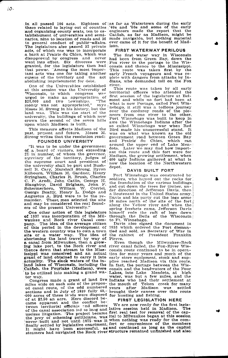  Source: Wisconsin State Journal Topics: Education Date: 1919-11-30
