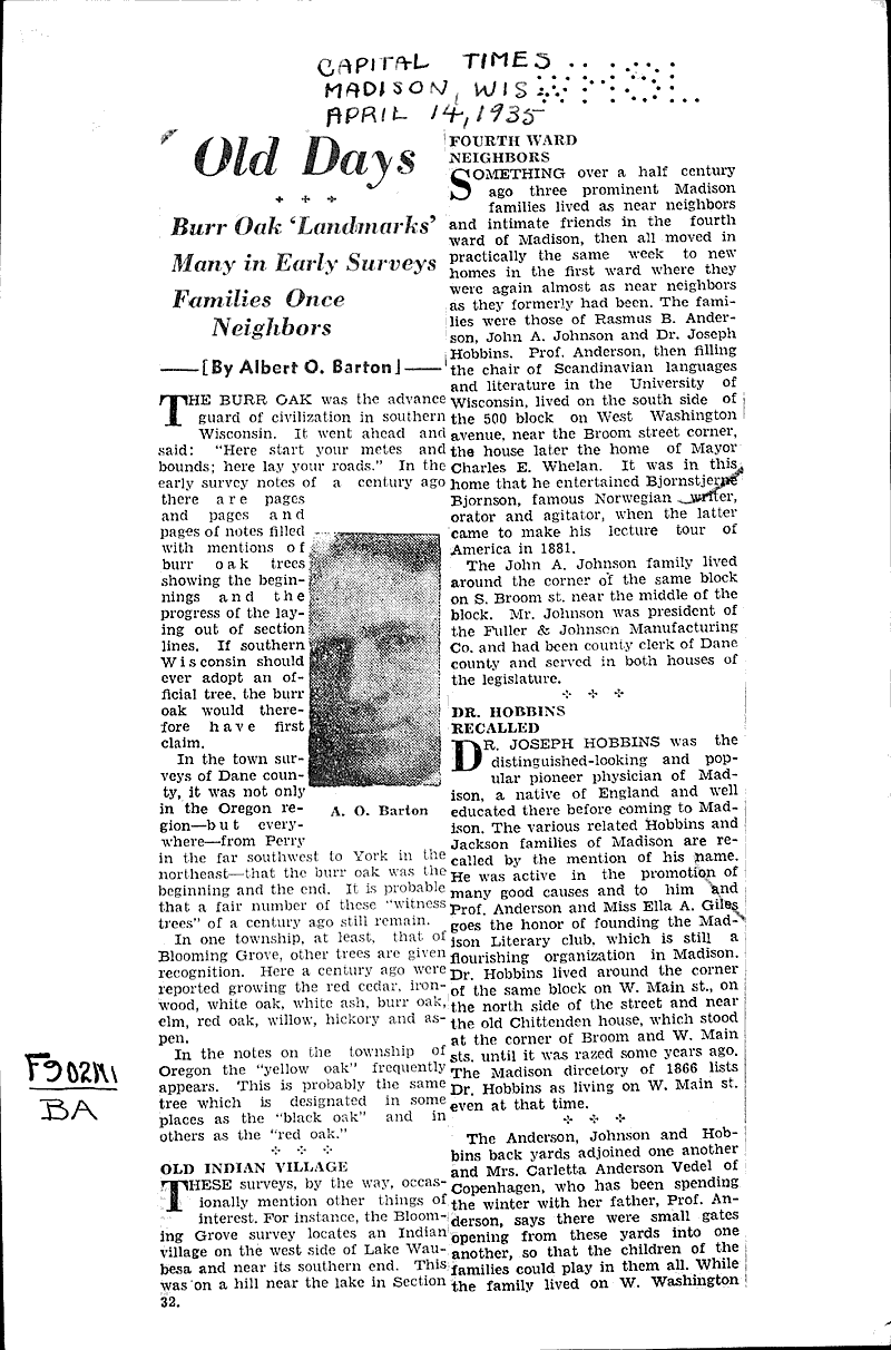  Source: Capital Times Topics: Immigrants Date: 1935-04-14