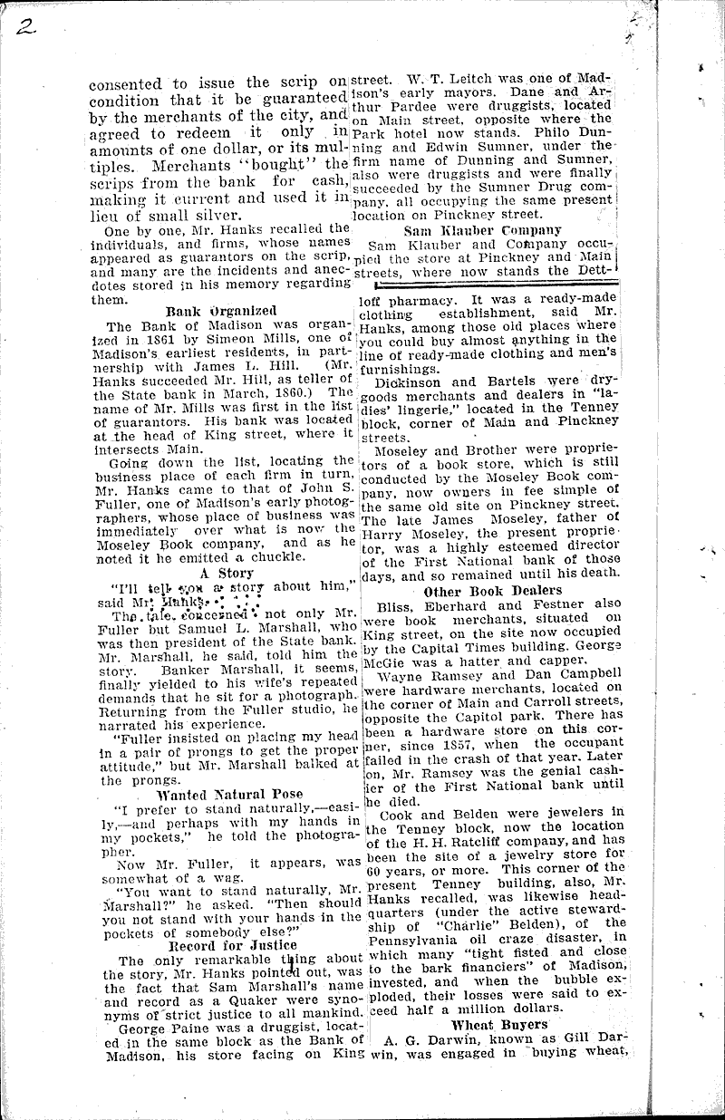  Source: Wisconsin State Journal Topics: Industry Date: 1925-05-25