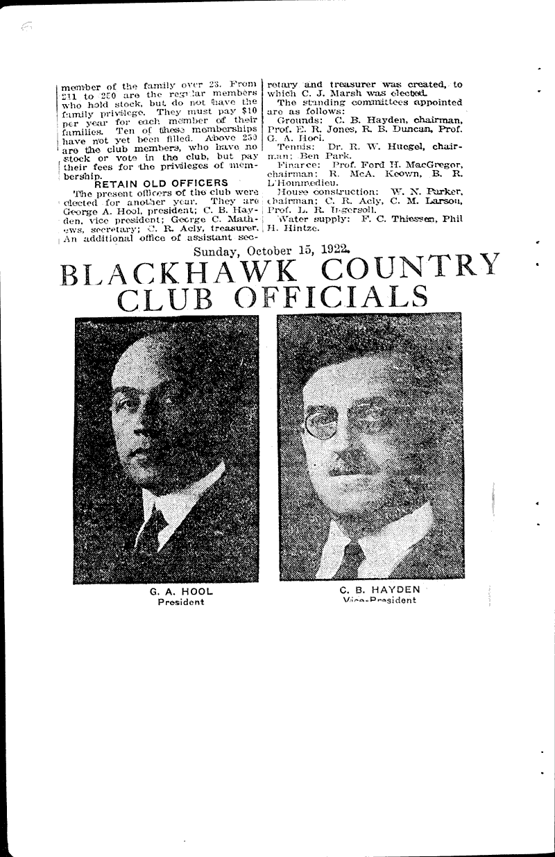  Source: Wisconsin State Journal Topics: Architecture Date: 1921-10-05