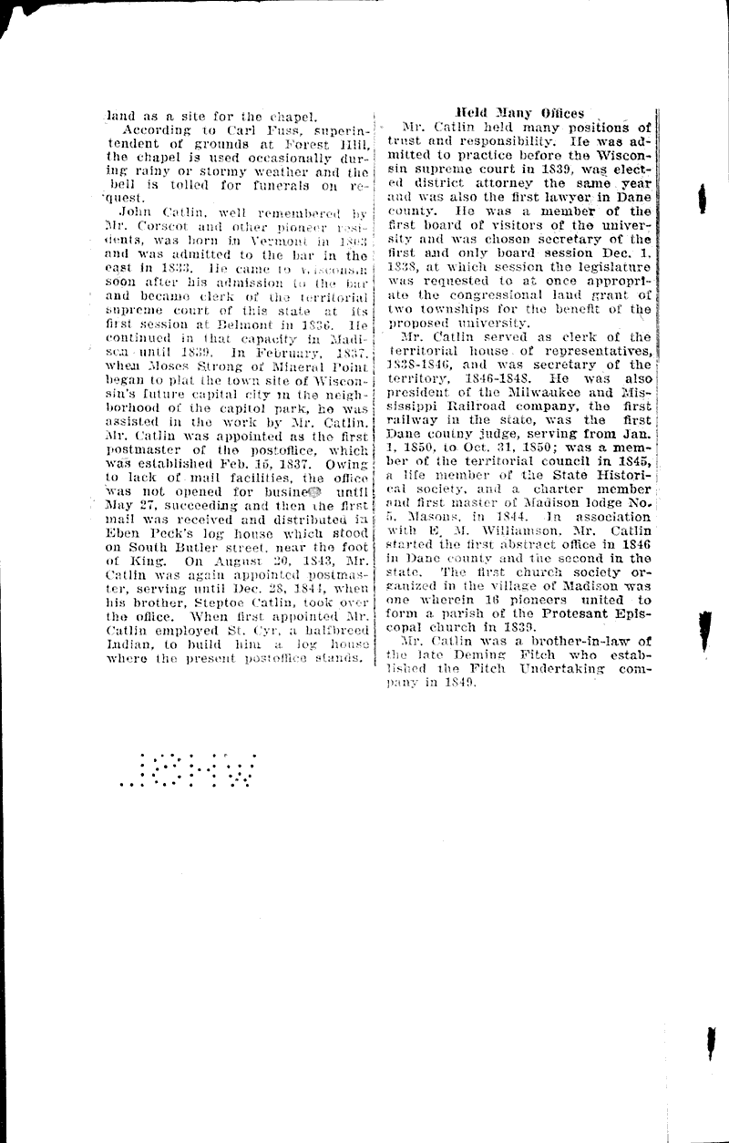  Source: Wisconsin State Journal Topics: Architecture Date: 1924-05-25