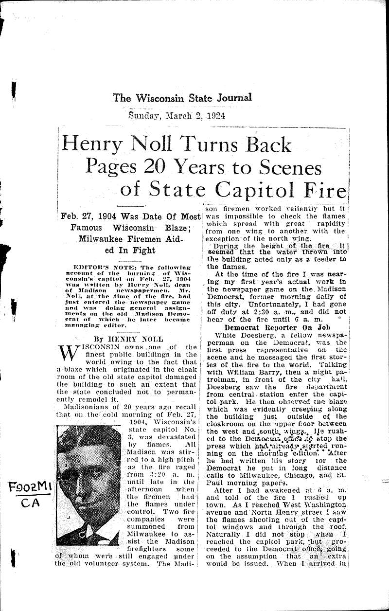  Source: Wisconsin State Journal Topics: Architecture Date: 1924-03-02