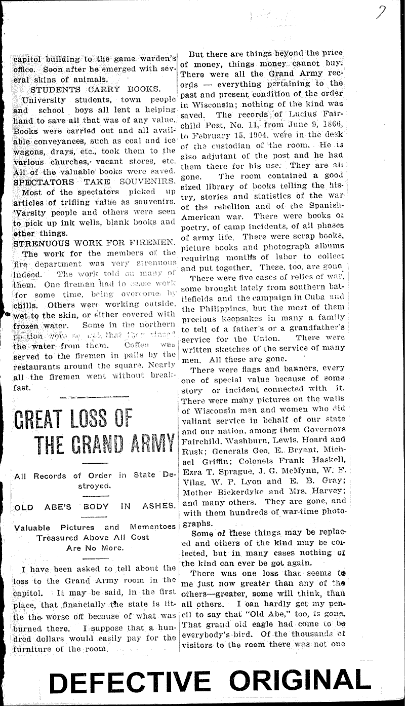  Source: Wisconsin State Journal Topics: Architecture Date: 1904-02-27