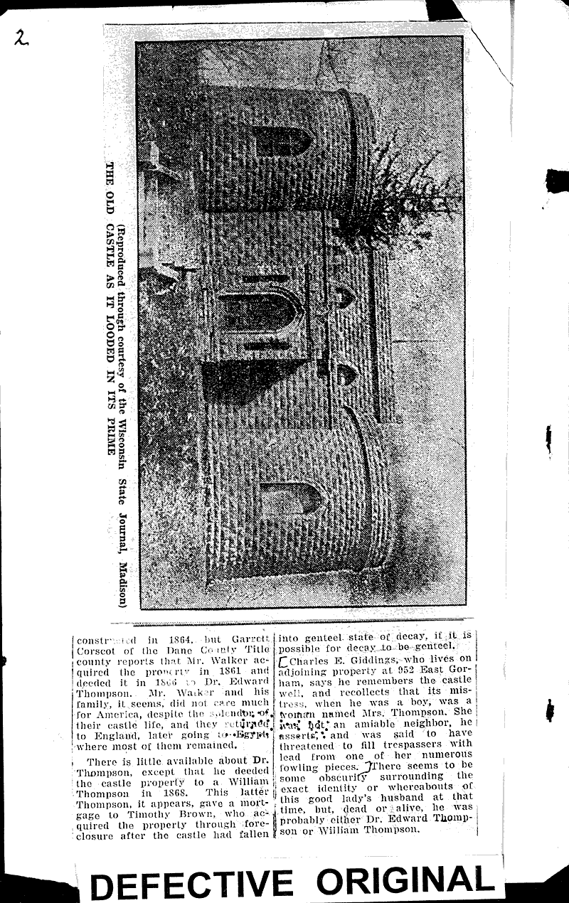  Source: Wisconsin State Journal Topics: Architecture Date: 1928-01-01