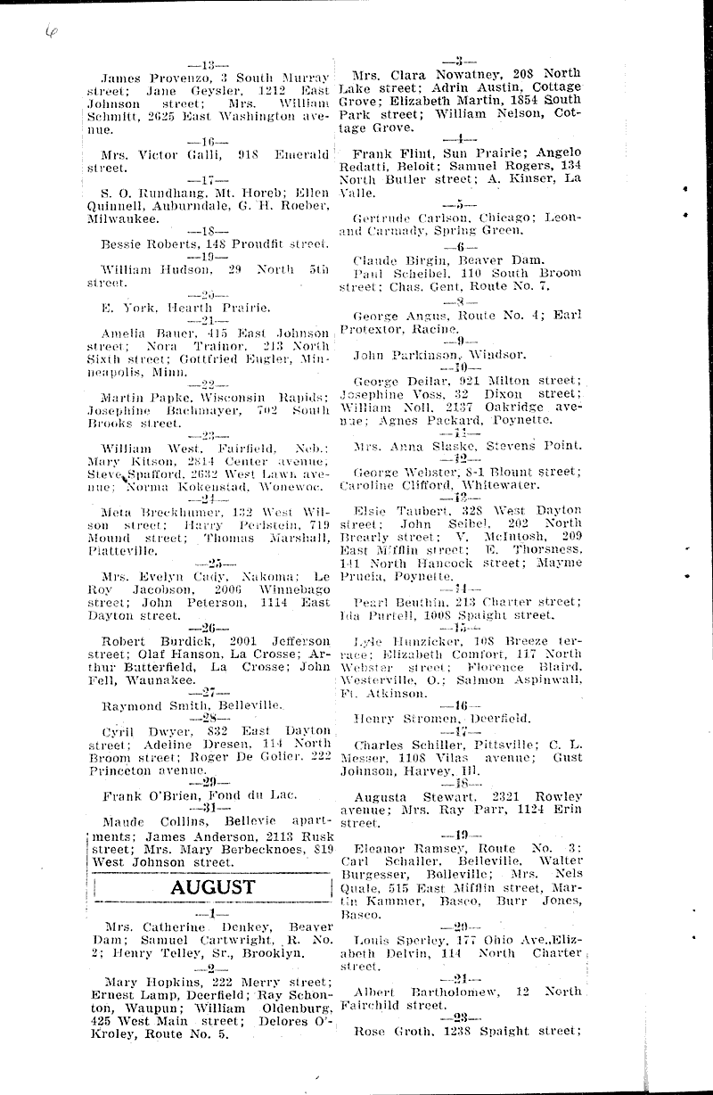  Source: Wisconsin State Journal Date: 1929-12-31