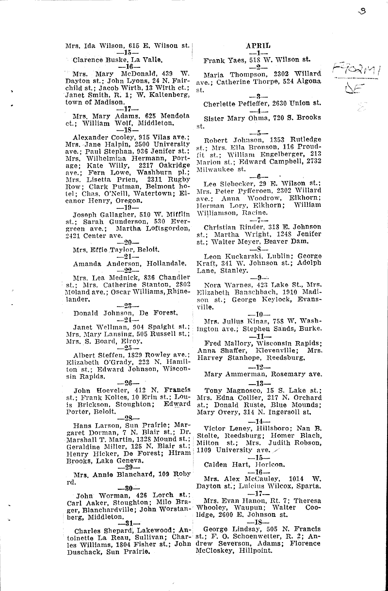  Source: Wisconsin State Journal Date: 1931-12-31