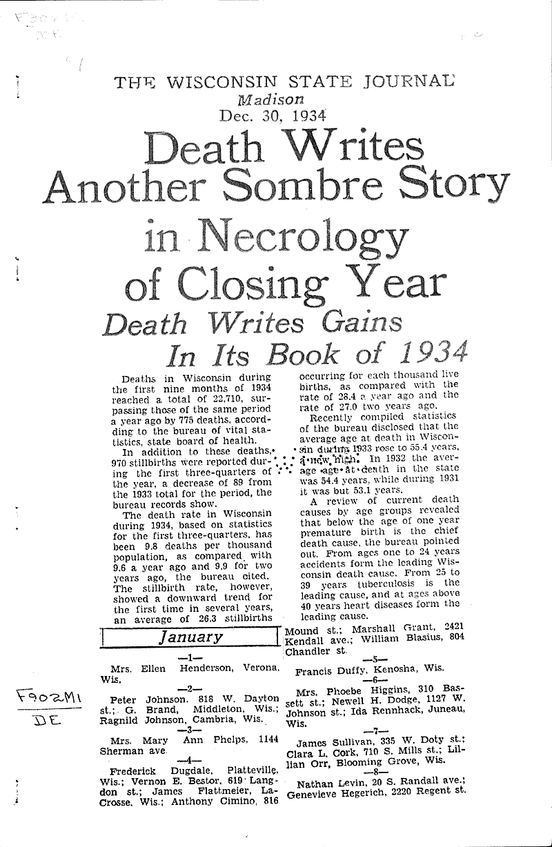  Source: Wisconsin State Journal Date: 1934-12-30
