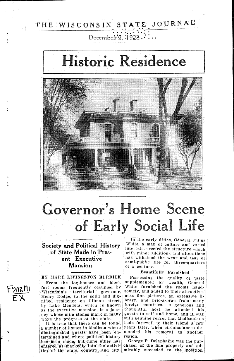  Source: Wisconsin State Journal Topics: Architecture Date: 1928-12-02