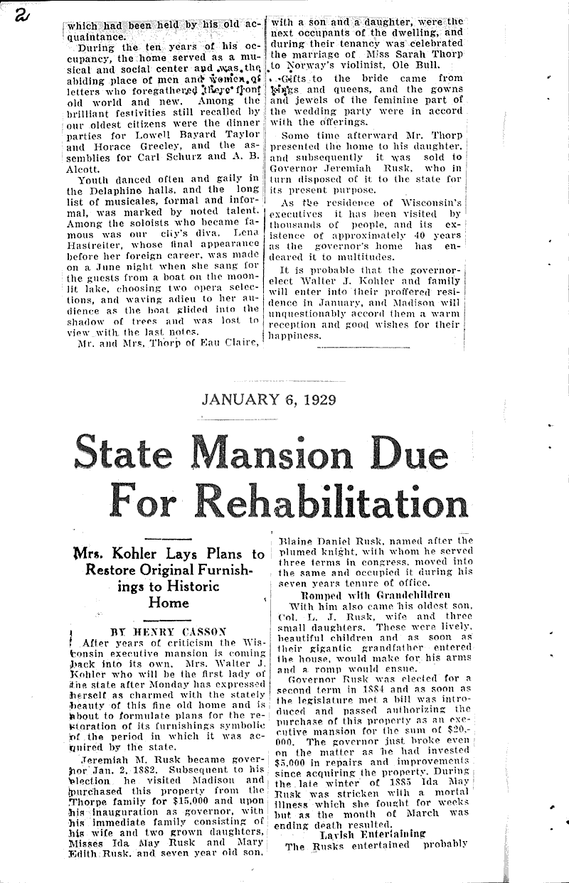  Source: Wisconsin State Journal Topics: Architecture Date: 1928-12-02