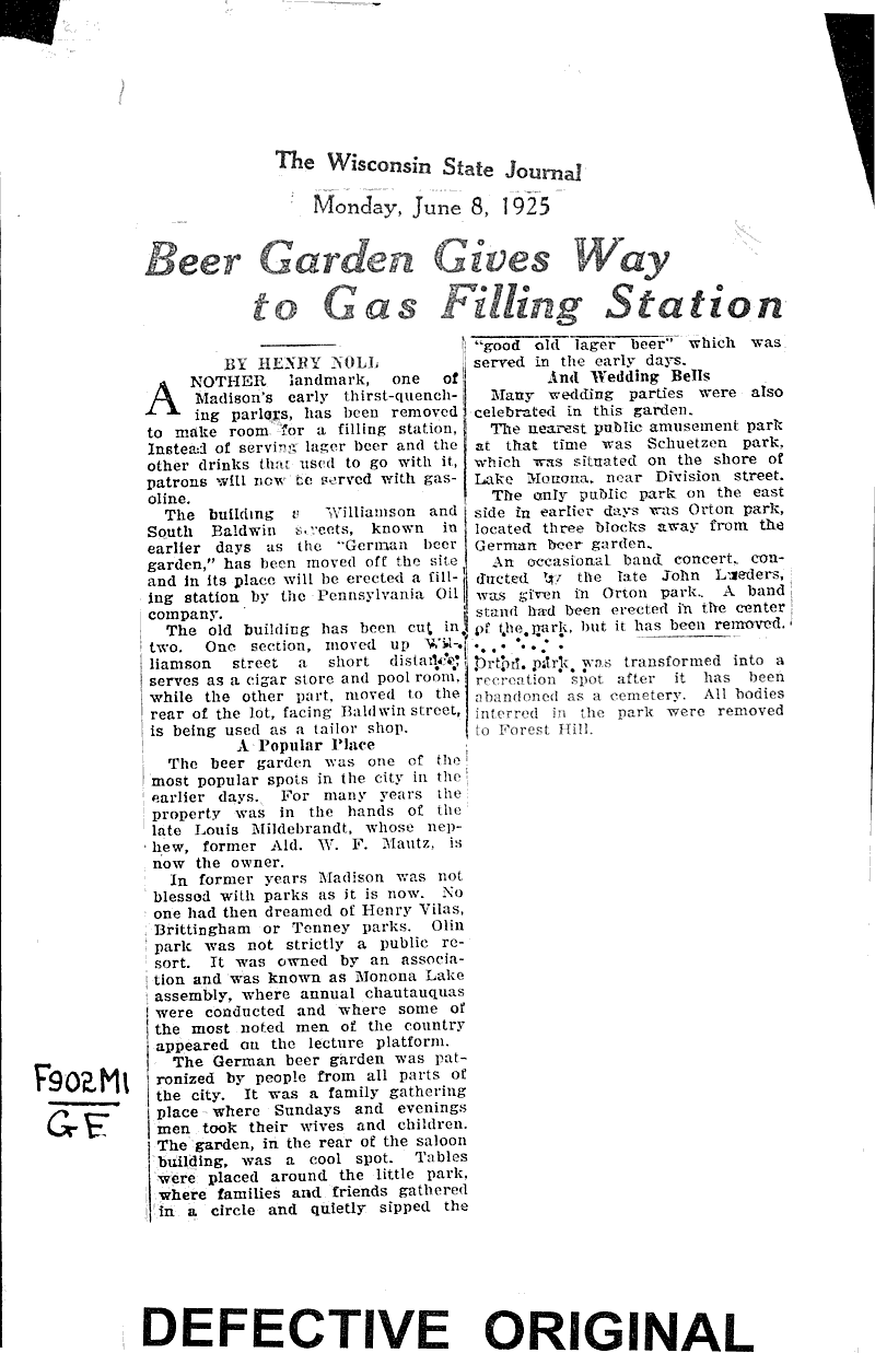  Source: Wisconsin State Journal Topics: Architecture Date: 1925-06-08