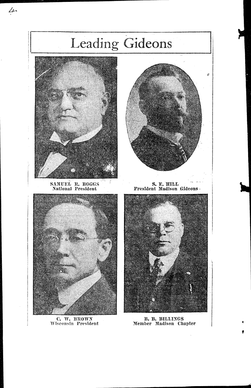  Source: Wisconsin State Journal Topics: Church History Date: 1924-07-13