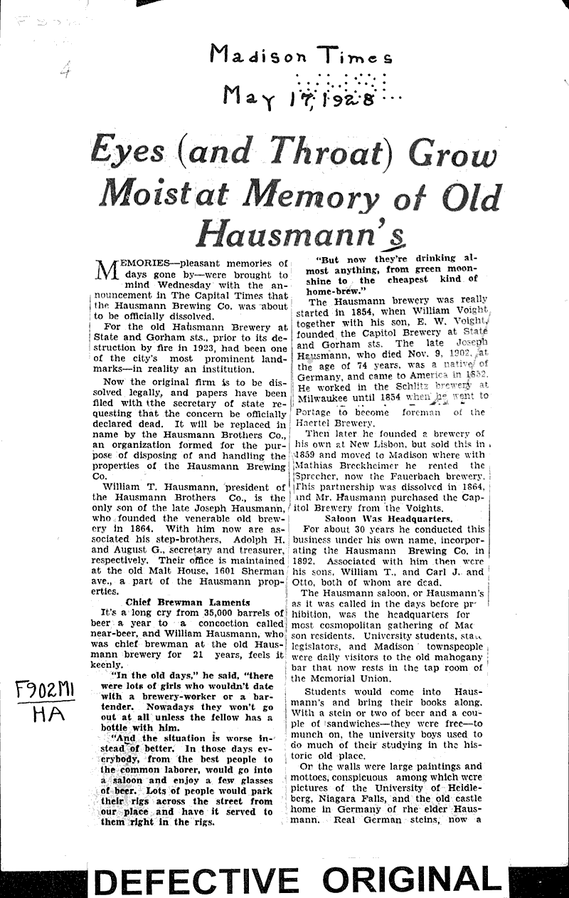  Source: Madison Times Topics: Industry Date: 1928-05-17