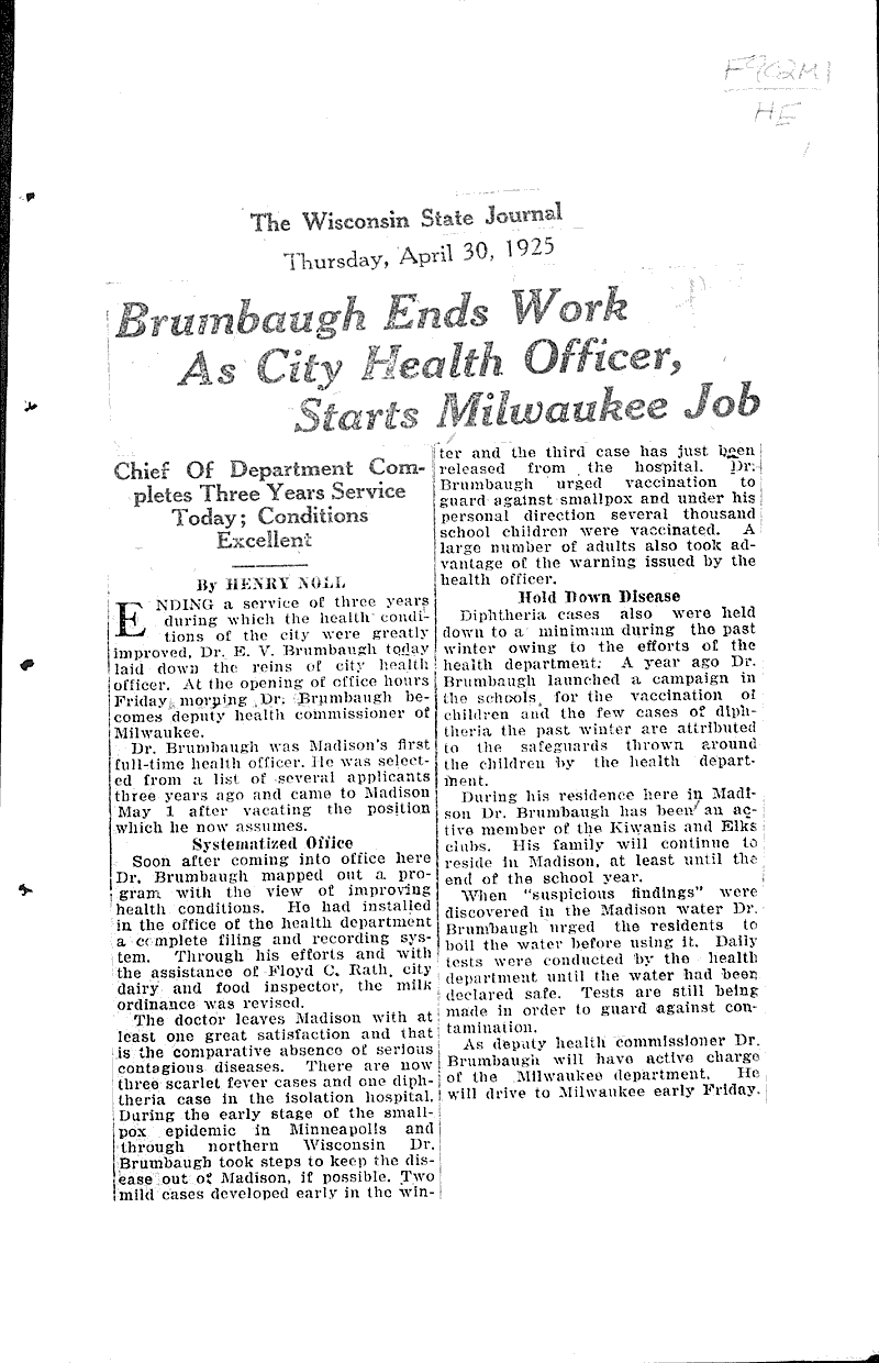  Source: Wisconsin State Journal Date: 1925-04-30