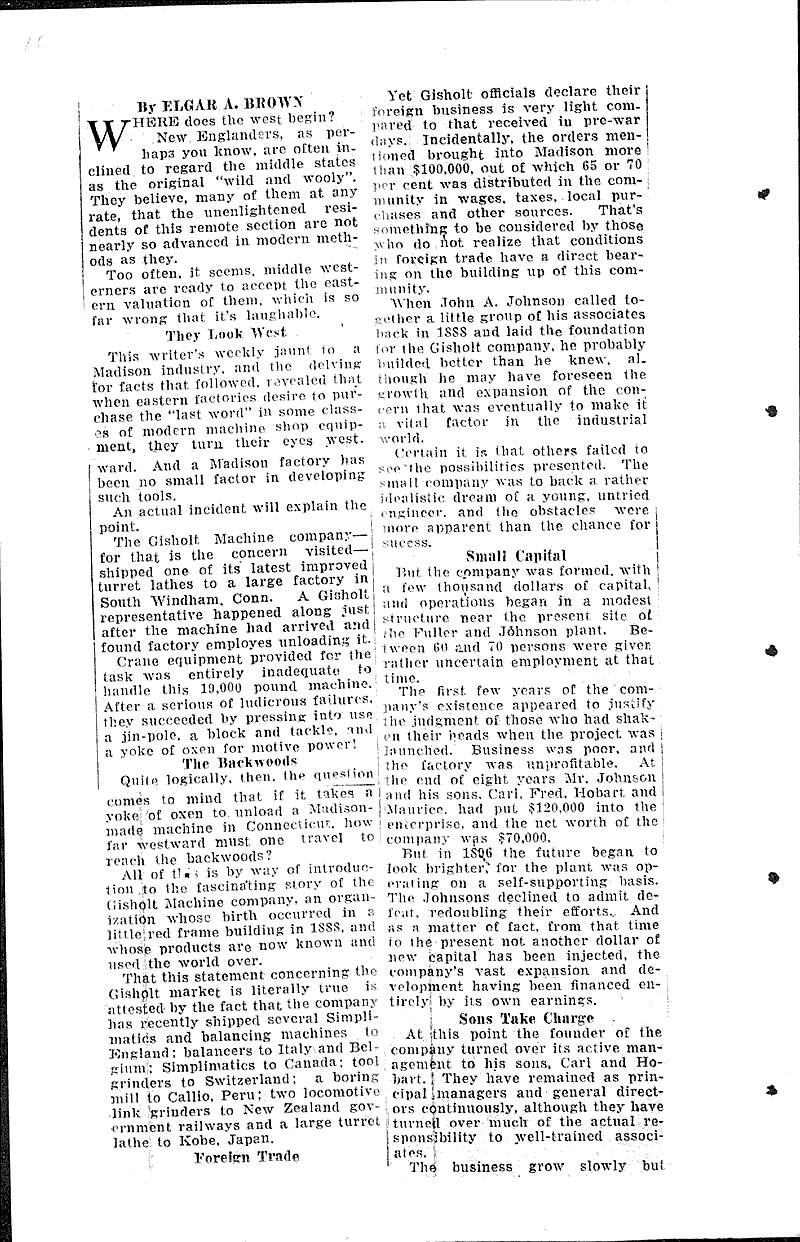  Source: Wisconsin State Journal Topics: Industry Date: 1927-02-12