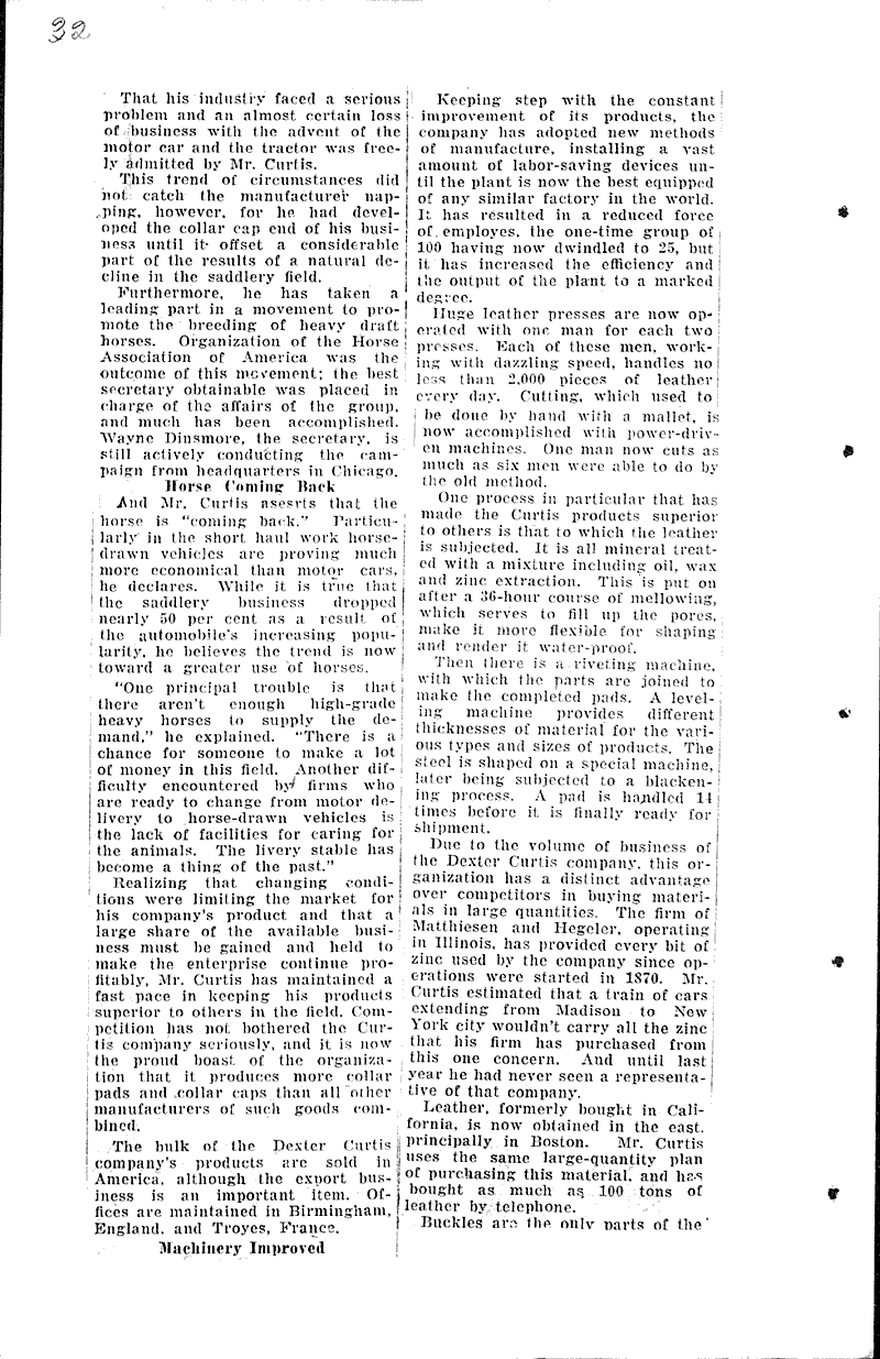 Source: Wisconsin State Journal Topics: Industry Date: 1927-03-13