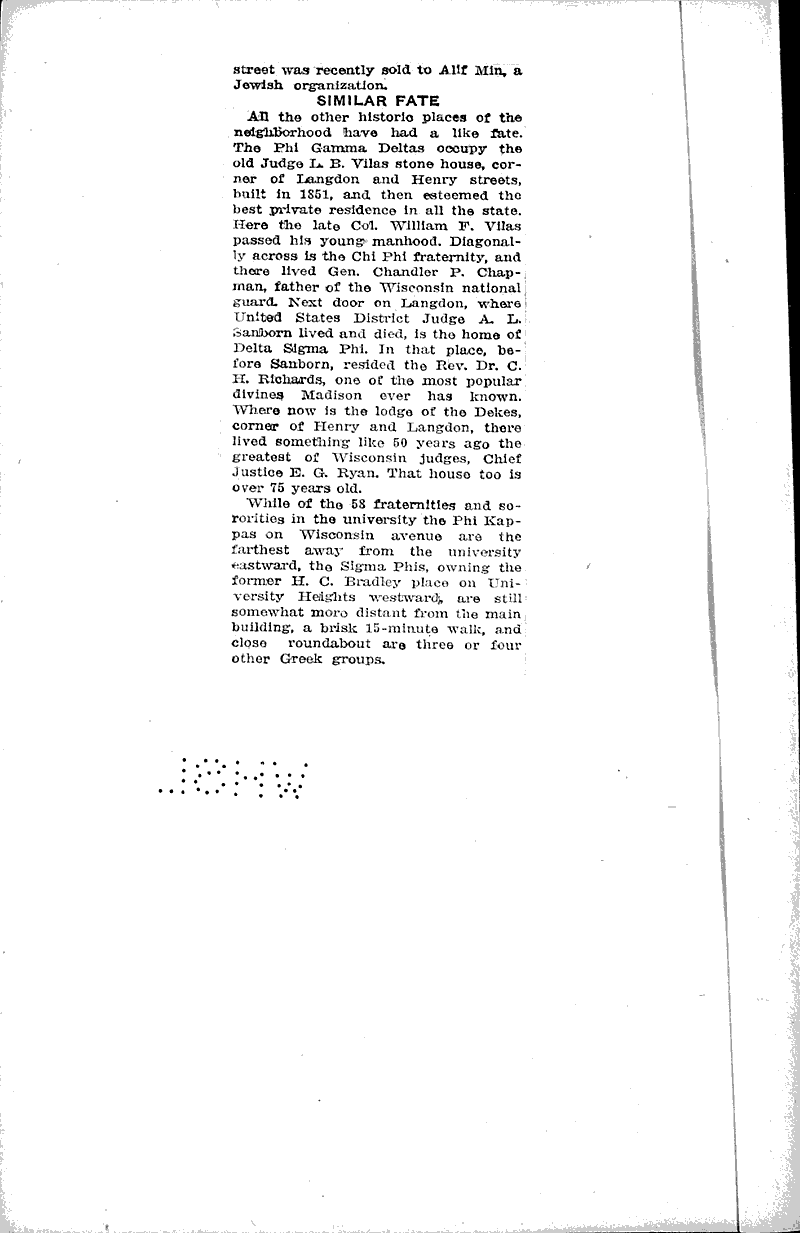  Source: Wisconsin State Journal Topics: Architecture Date: 1922-01-29