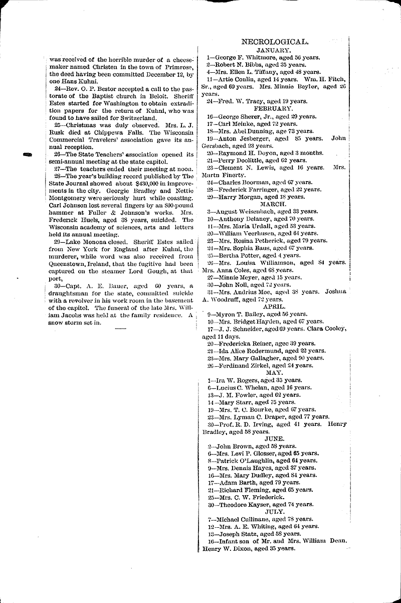  Source: Wisconsin State Journal Date: 1888-12-31