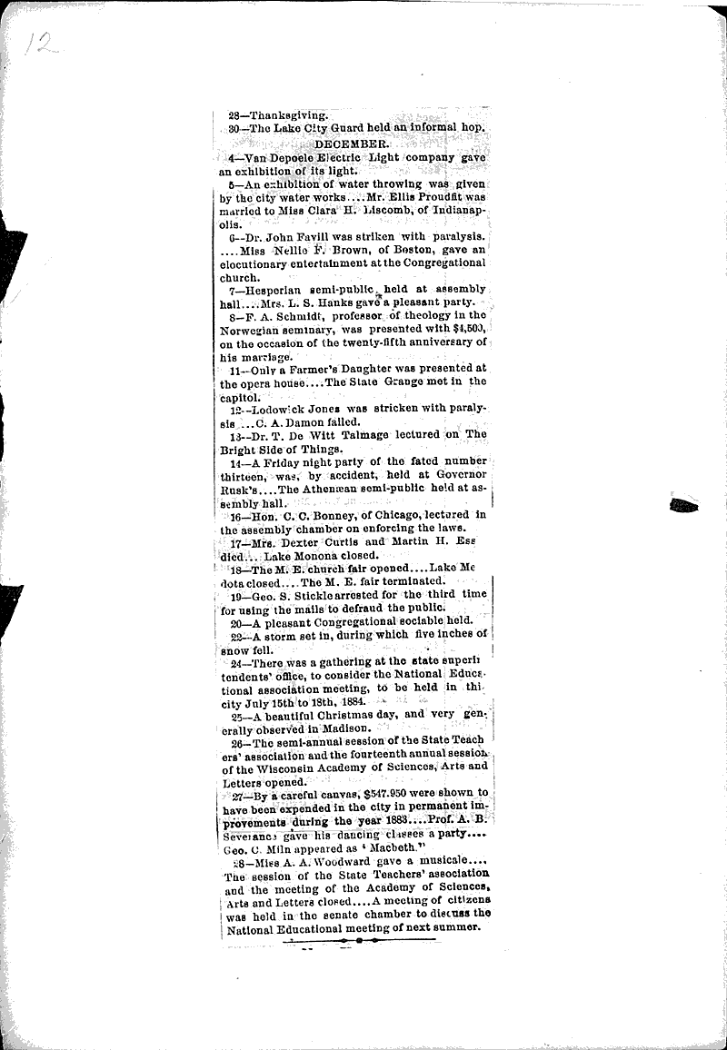  Source: Wisconsin State Journal Date: 1883-12-31