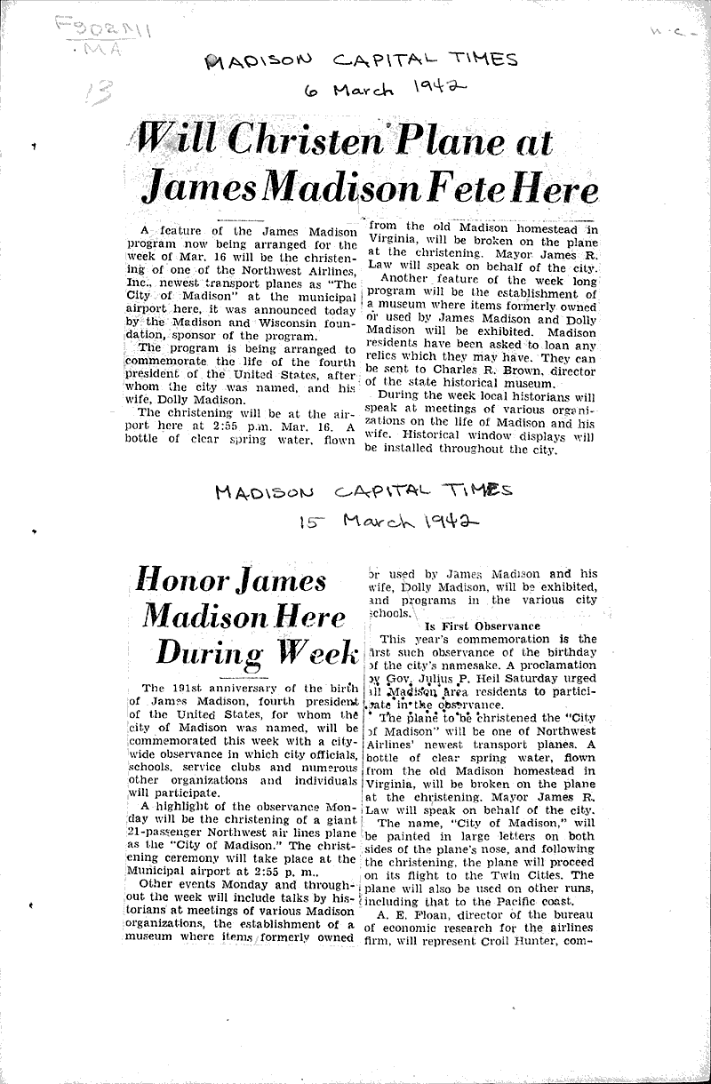  Source: Madison Capital Times Date: 1942-03-06