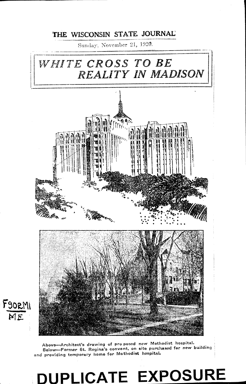  Source: Wisconsin State Journal Date: 1920-11-21