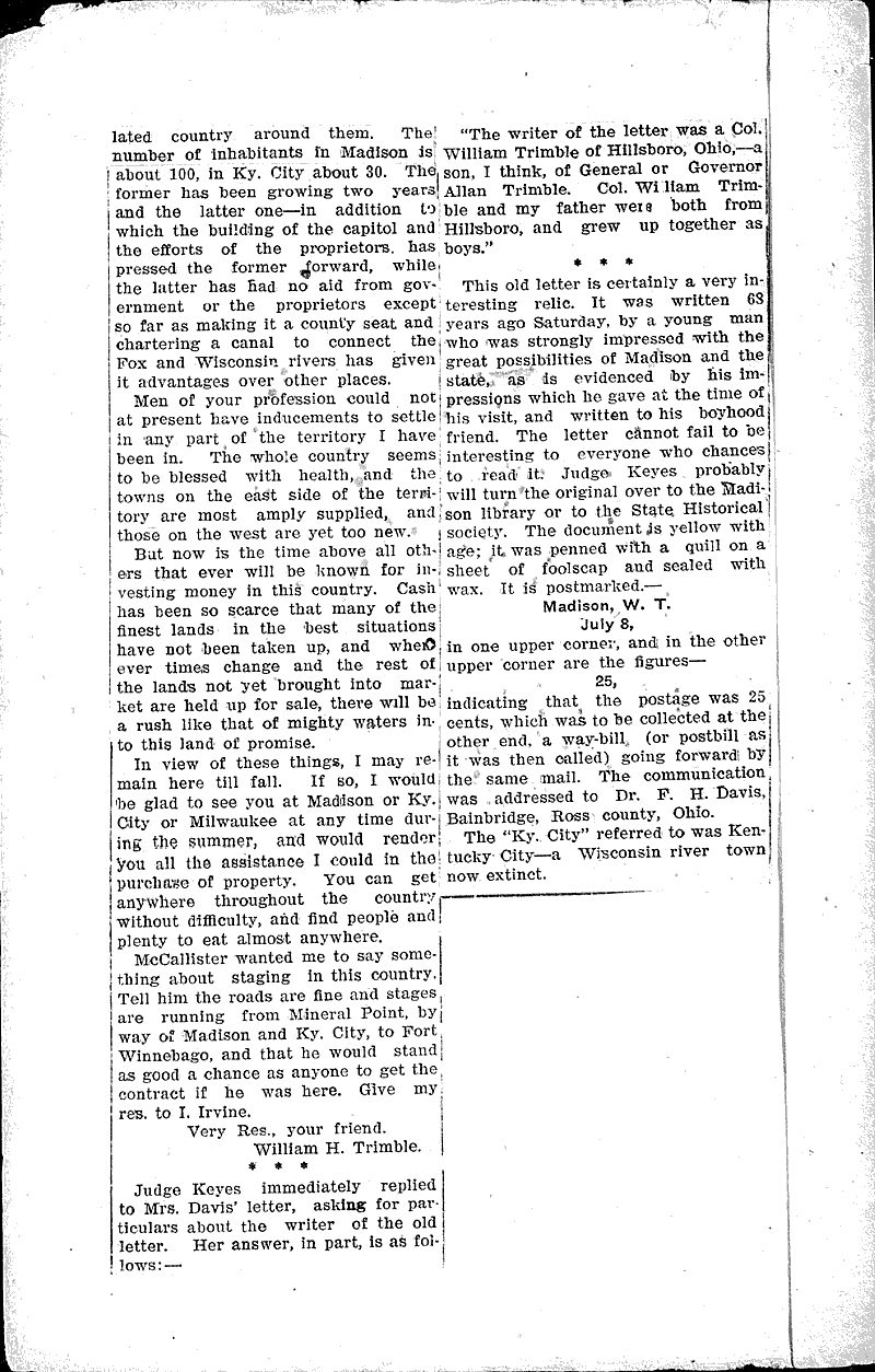  Source: Madison Democrat Date: 1906-07-13