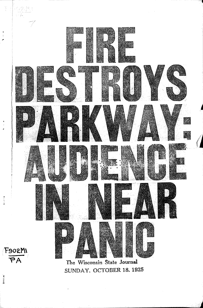  Source: Wisconsin State Journal Date: 1925-10-18