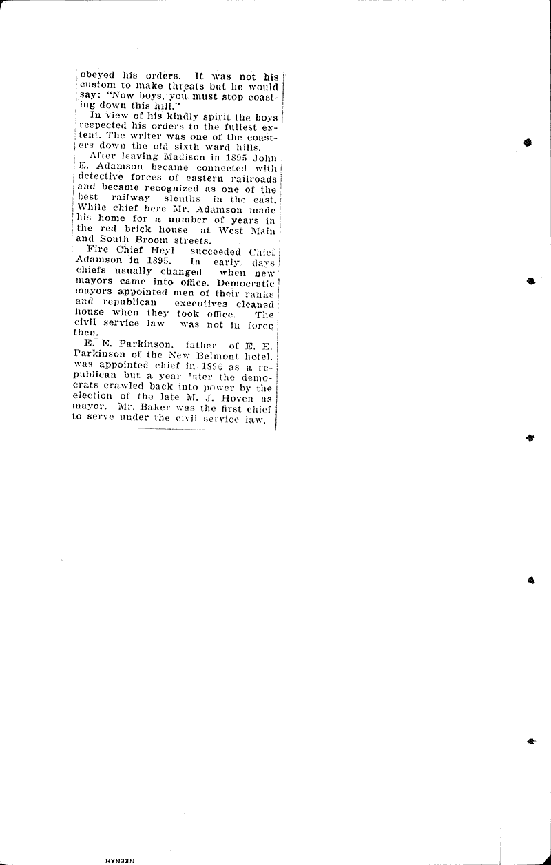  Source: Wisconsin State Journal Date: 1925-01-12