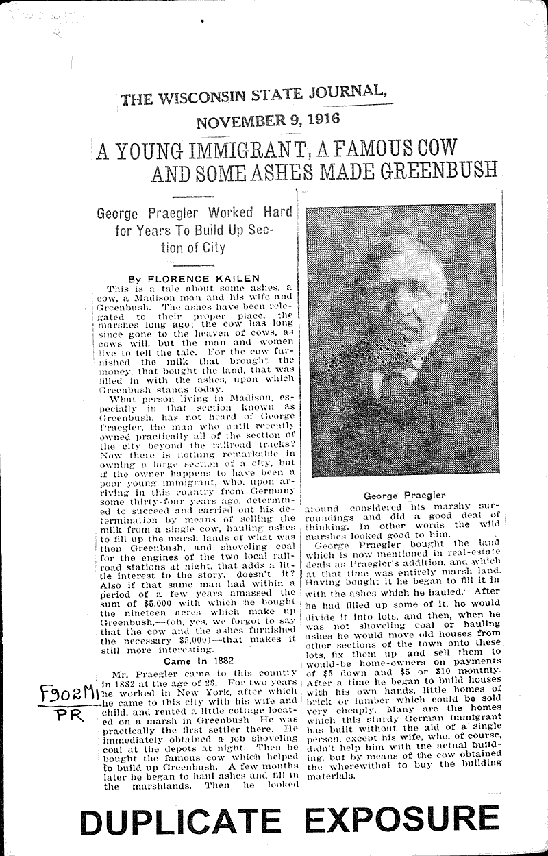  Source: Wisconsin State Journal Date: 1916-11-09