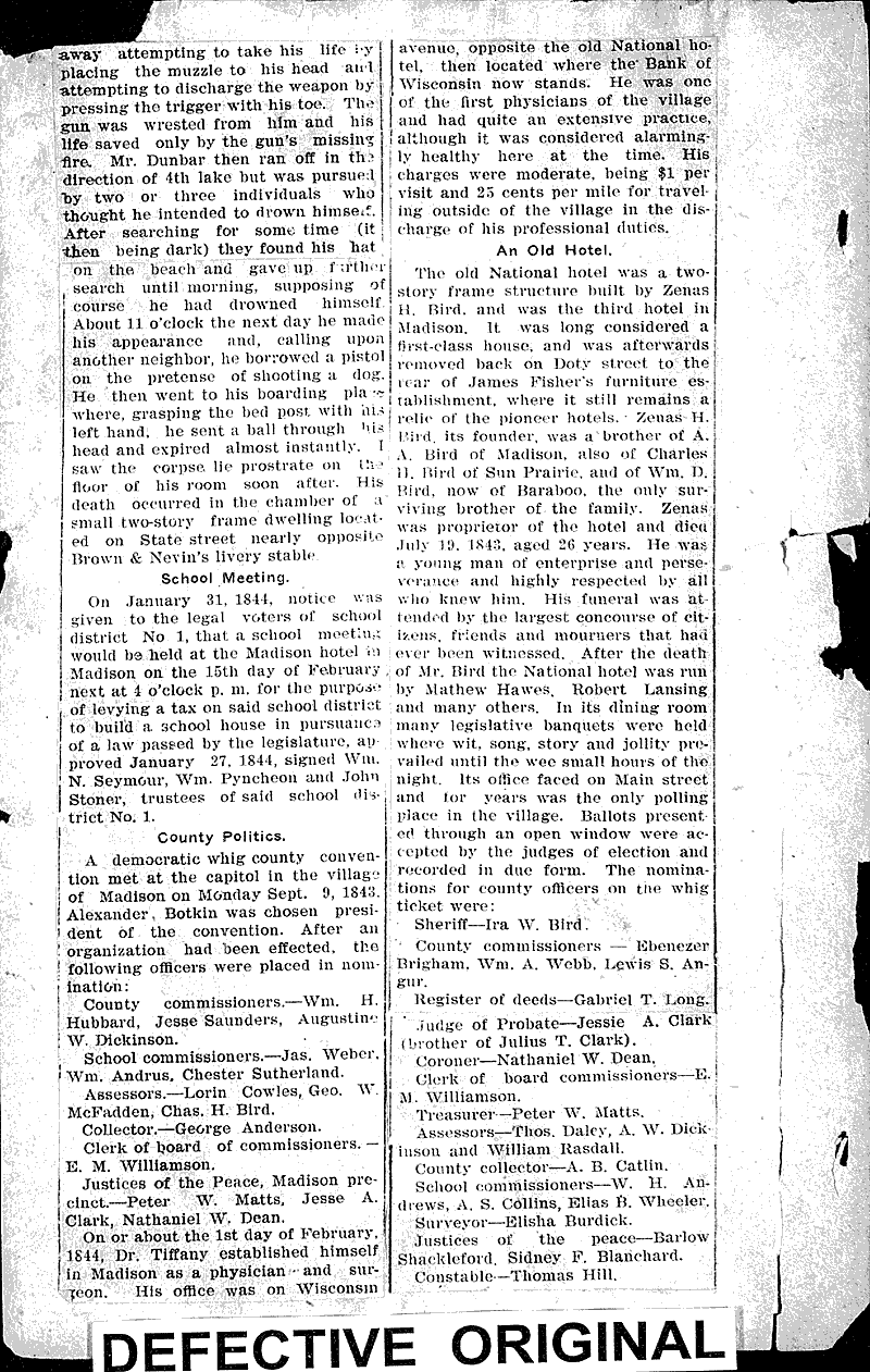  Source: Madison Democrat Date: 1901-10-04