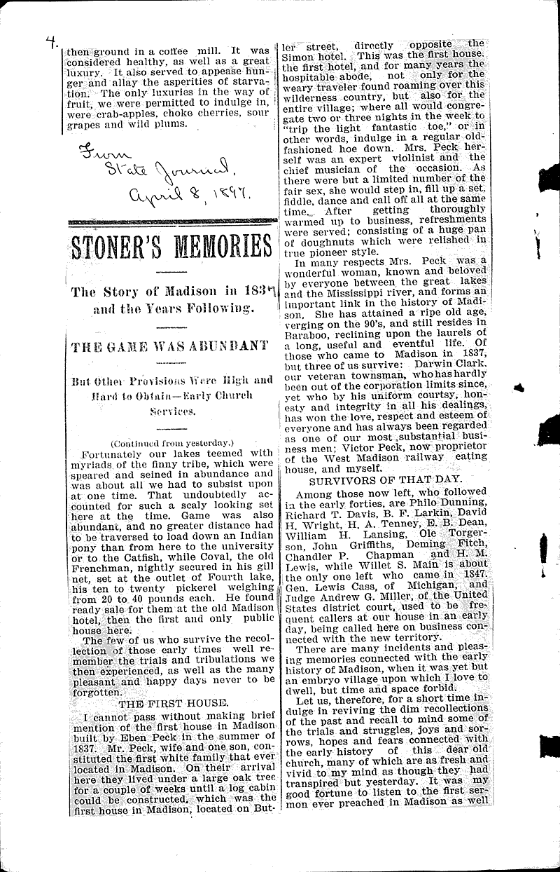  Source: Wisconsin State Journal Date: 1897-04-07