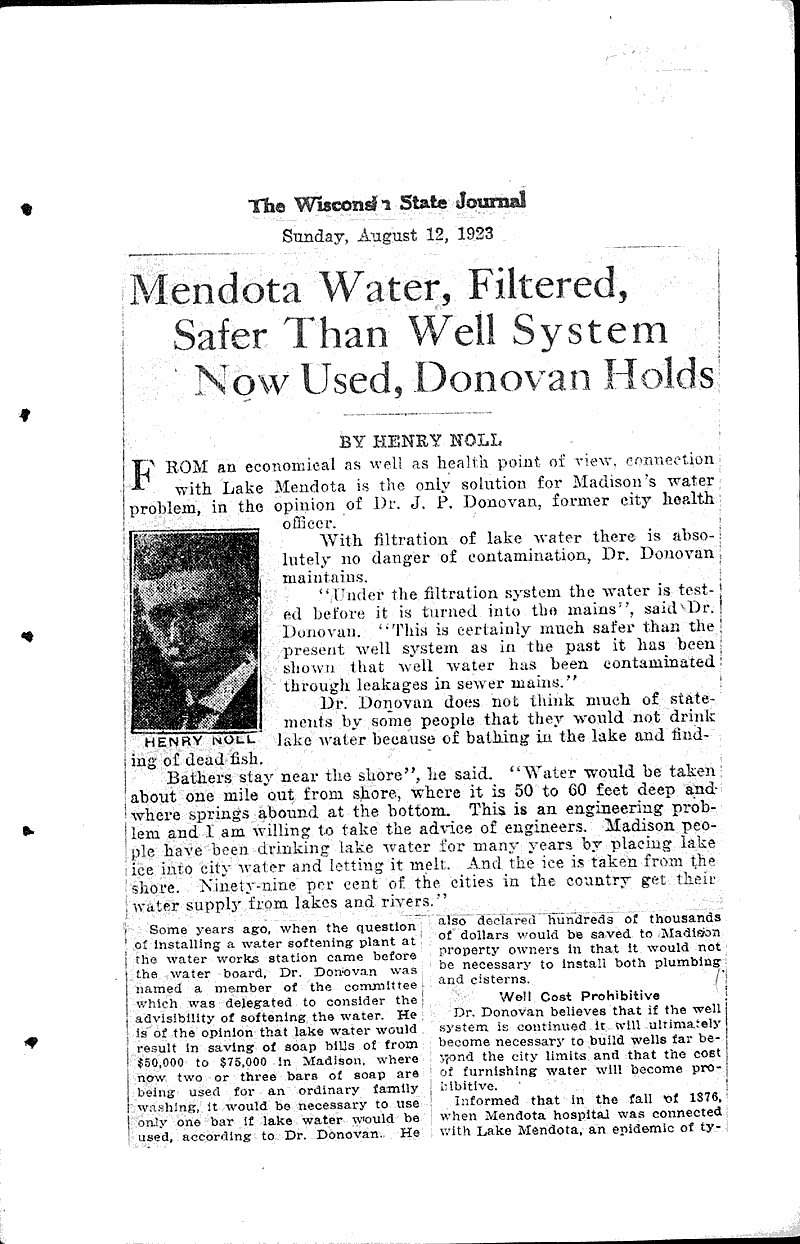  Source: Wisconsin State Journal Topics: Government and Politics Date: 1923-08-12