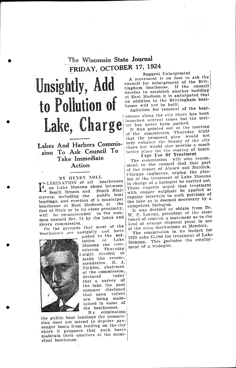  Source: Wisconsin State Journal Topics: Government and Politics Date: 1924-10-17