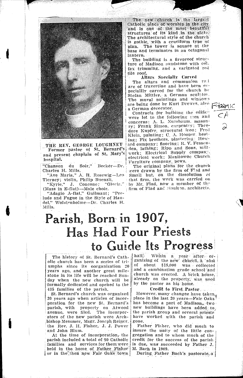  Source: Wisconsin State Journal Topics: Church History Date: 1927-07-08