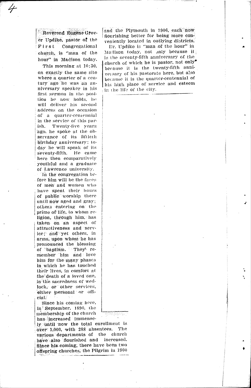 Source: Madison Democrat Topics: Church History Date: 1915-10-03