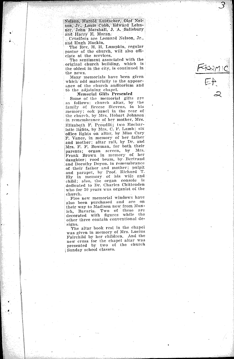  Source: Wisconsin State Register Topics: Church History