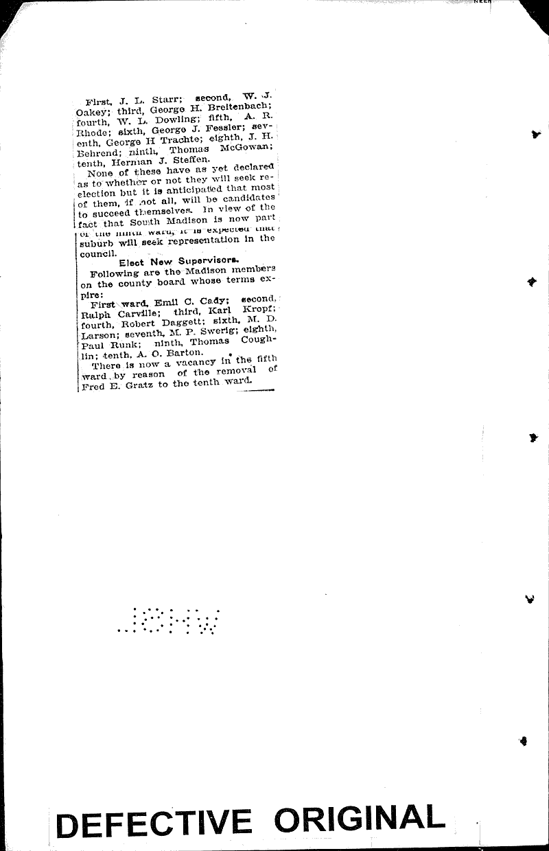  Source: Wisconsin State Journal Topics: Government and Politics Date: 1923-12-02