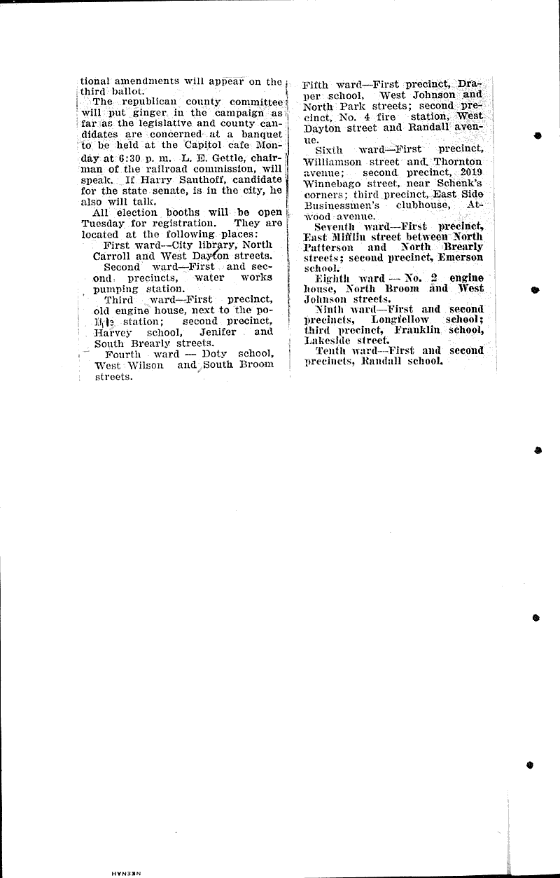  Source: Wisconsin State Journal Topics: Government and Politics Date: 1924-10-26