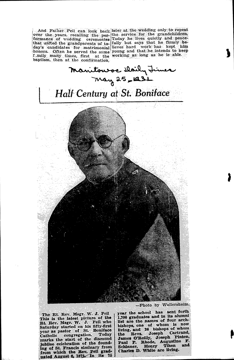  Topics: Church History Date: 1931-05-22
