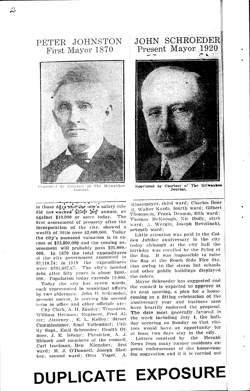 Source: Manitowoc News Topics: Government and Politics Date: 1920-03-12